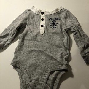 Daddy Onesie Size 6M